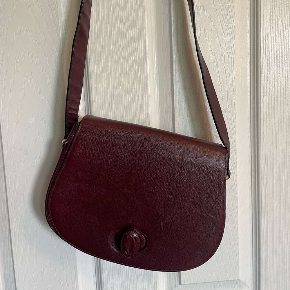 Vintage Cartier Saddle Bag